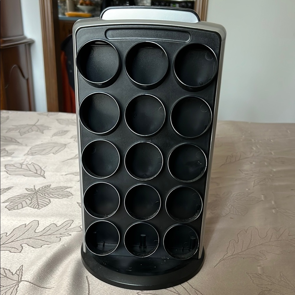 EUC Keurig Black and Silver KCC-30  K-Cups Carousel/Coffee Pod Holder
